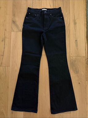 Madewell Black High-Rise Flare Jeans